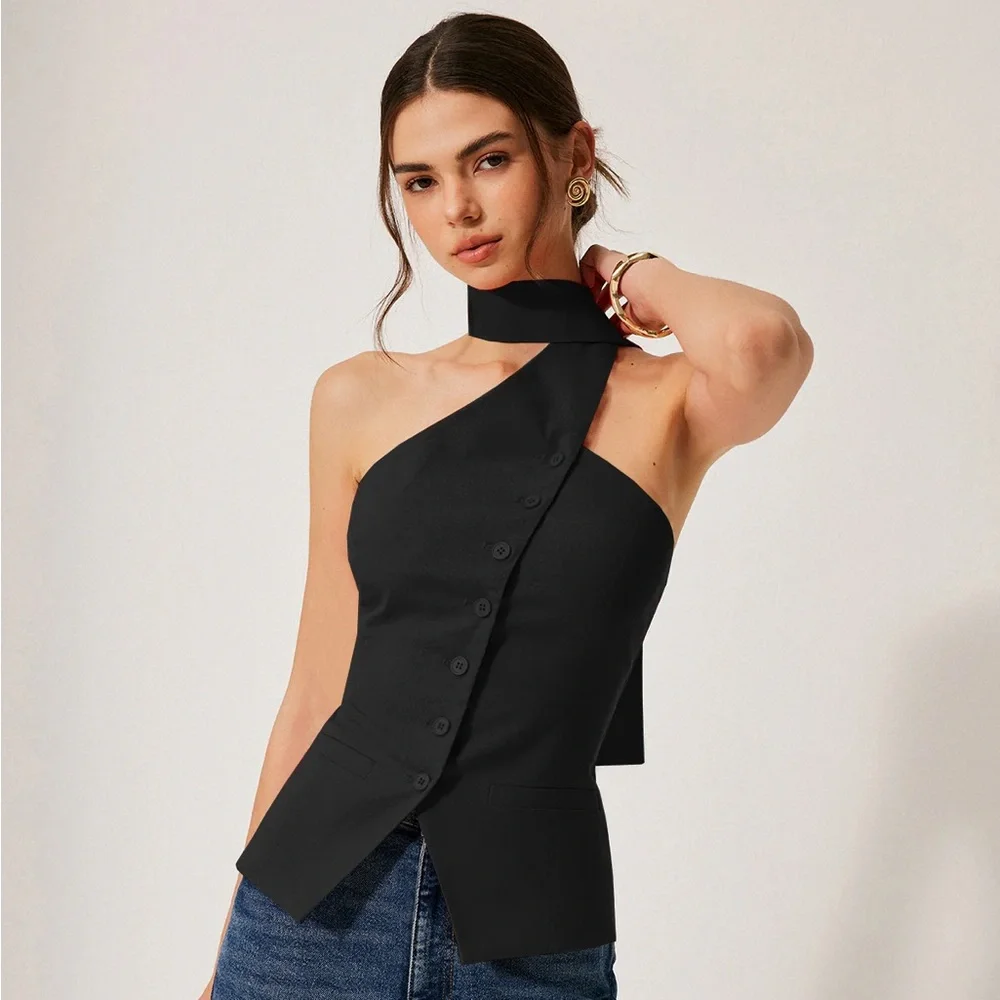 Commense halter wrap top - Picture 1 of 1